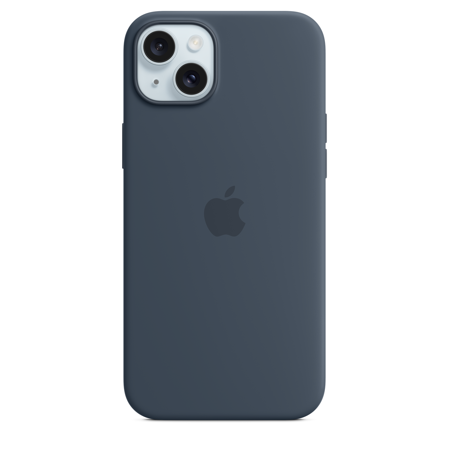 iPhone¬†15¬†Plus Silikon Case mit MagSafe – SturmViolett