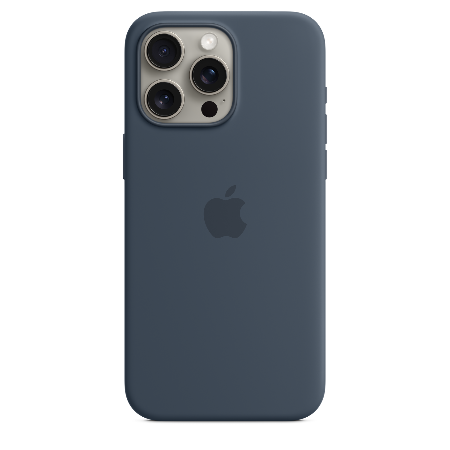 iPhone¬†15¬†Pro¬†Max Silikon Case mit MagSafe - Stormblau
