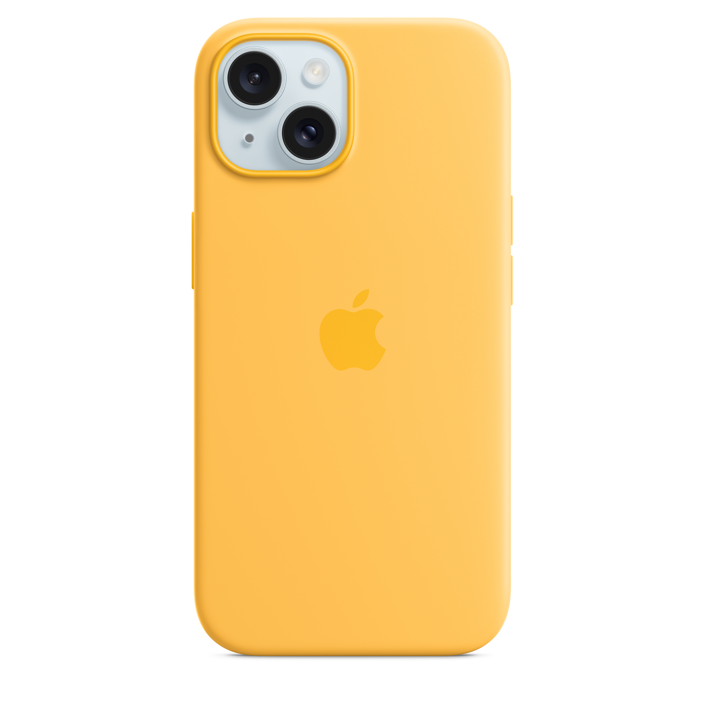 iPhone 15 Silikon Case mit MagSafe – Sunshine