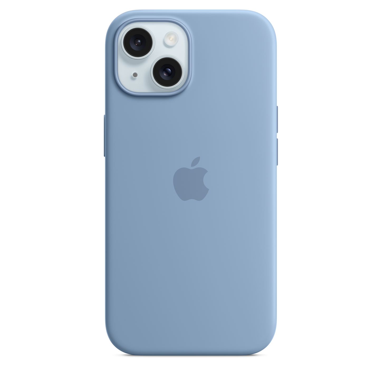 iPhone¬†15 Silikon Case mit MagSafe - Winterblau