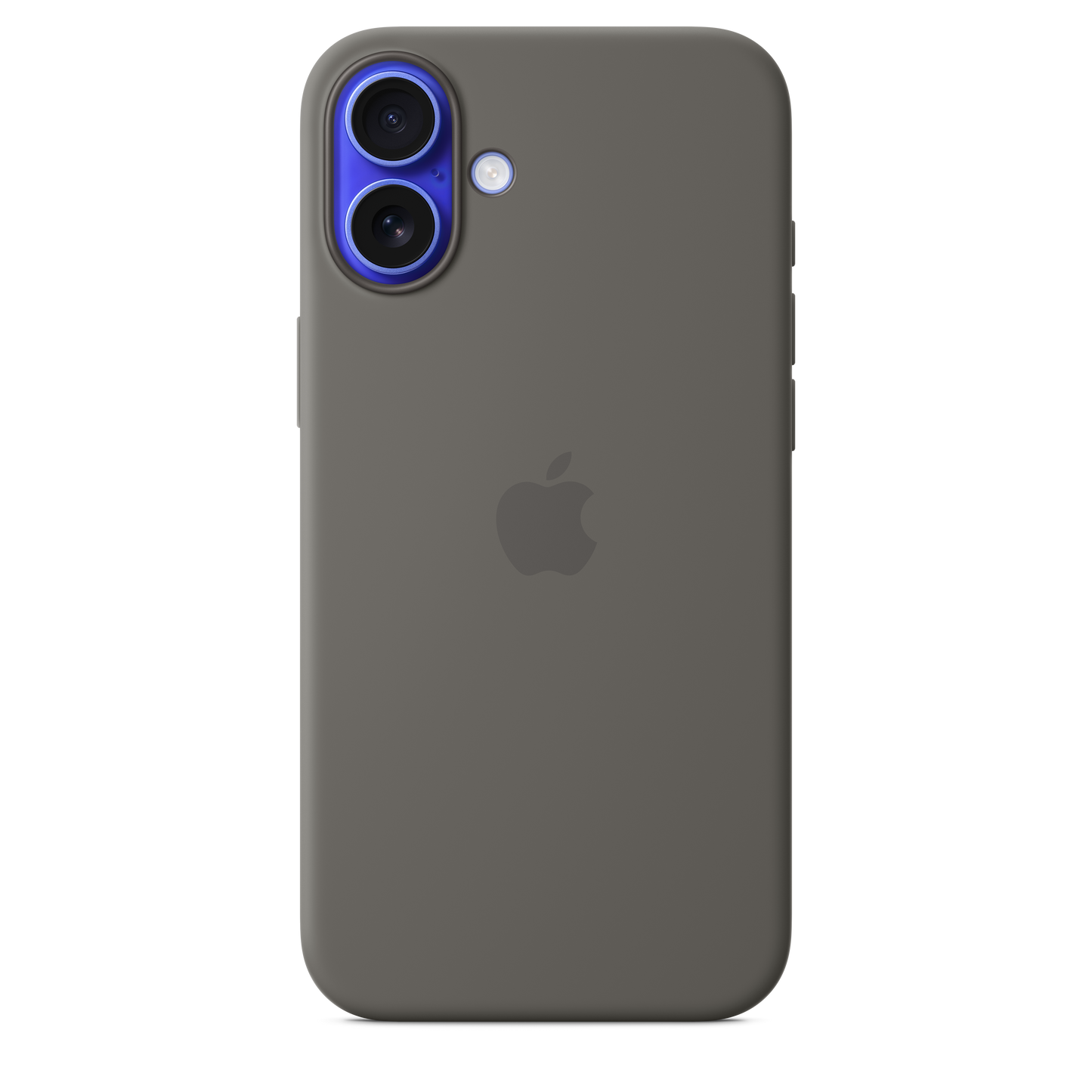 iPhone 16 Plus Silikon Case mit MagSafe – Steingrau