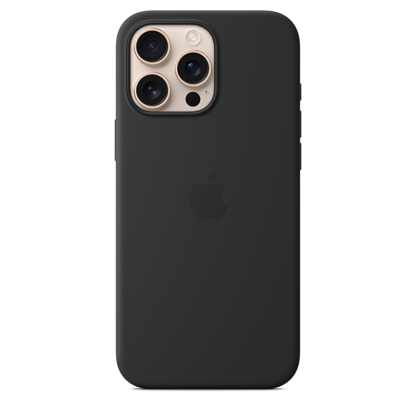 iPhone 16 Pro Max Silikon Case mit MagSafe – Schwarz