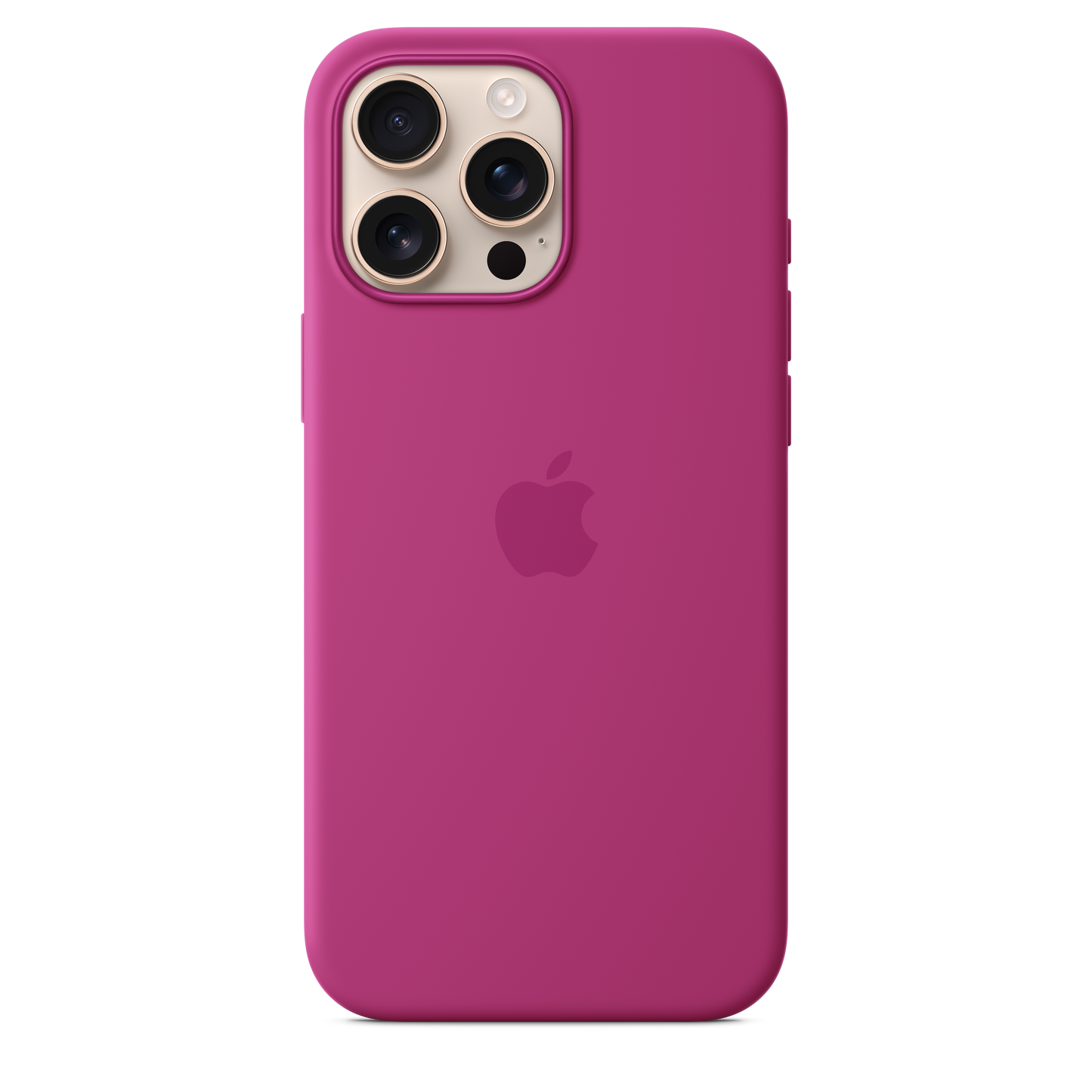 iPhone 16 Pro Max Silikon Case mit MagSafe - Fuchsia