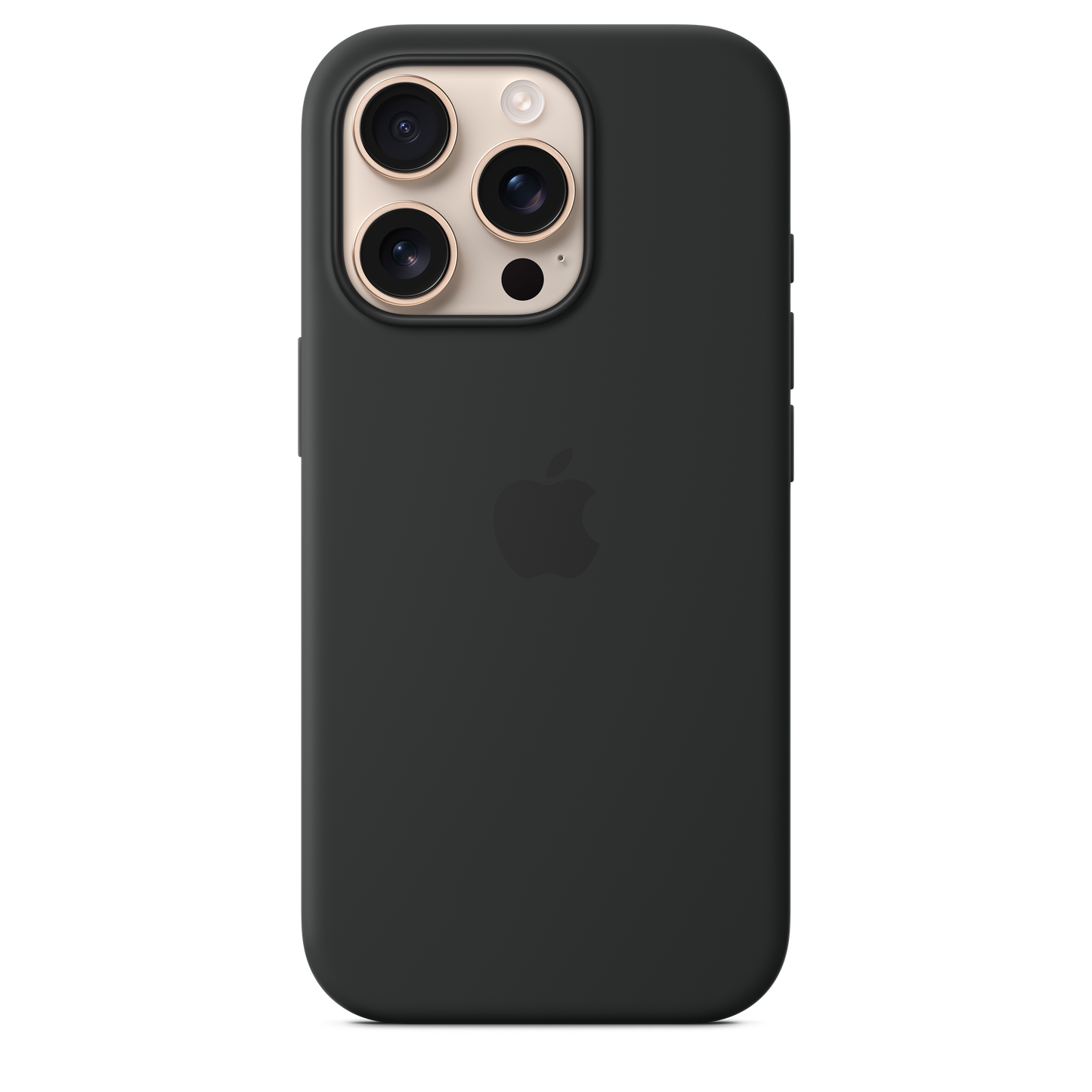 iPhone 16 Pro Silikon Case mit MagSafe – Schwarz