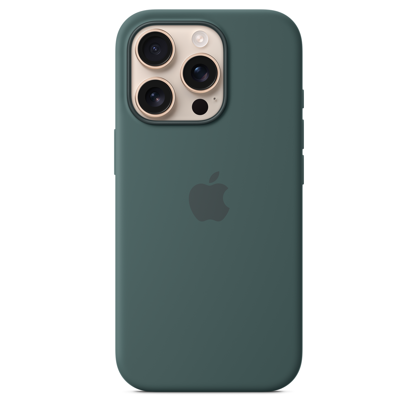 iPhone 16 Pro Silikon Case mit MagSafe – Seegrün